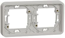 Рамка горизонтальная Schneider Electric Mureva Styl 2-м. IP55 белый картинка